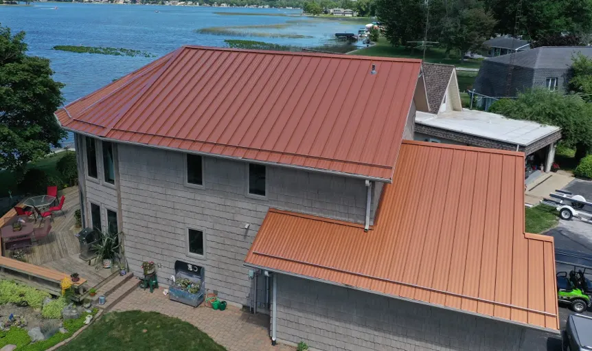 Commercial roof inspection documented in Pebble Brook