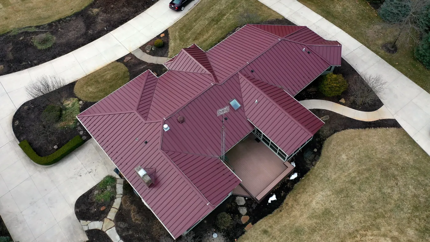 Flashing and seam work in Pebble Brook